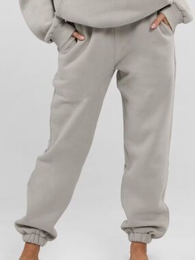 COMFRT Travel Essentials Stone Joggers Lounge Sweatpants Small